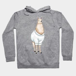 Llama Nurse Heart Hoodie